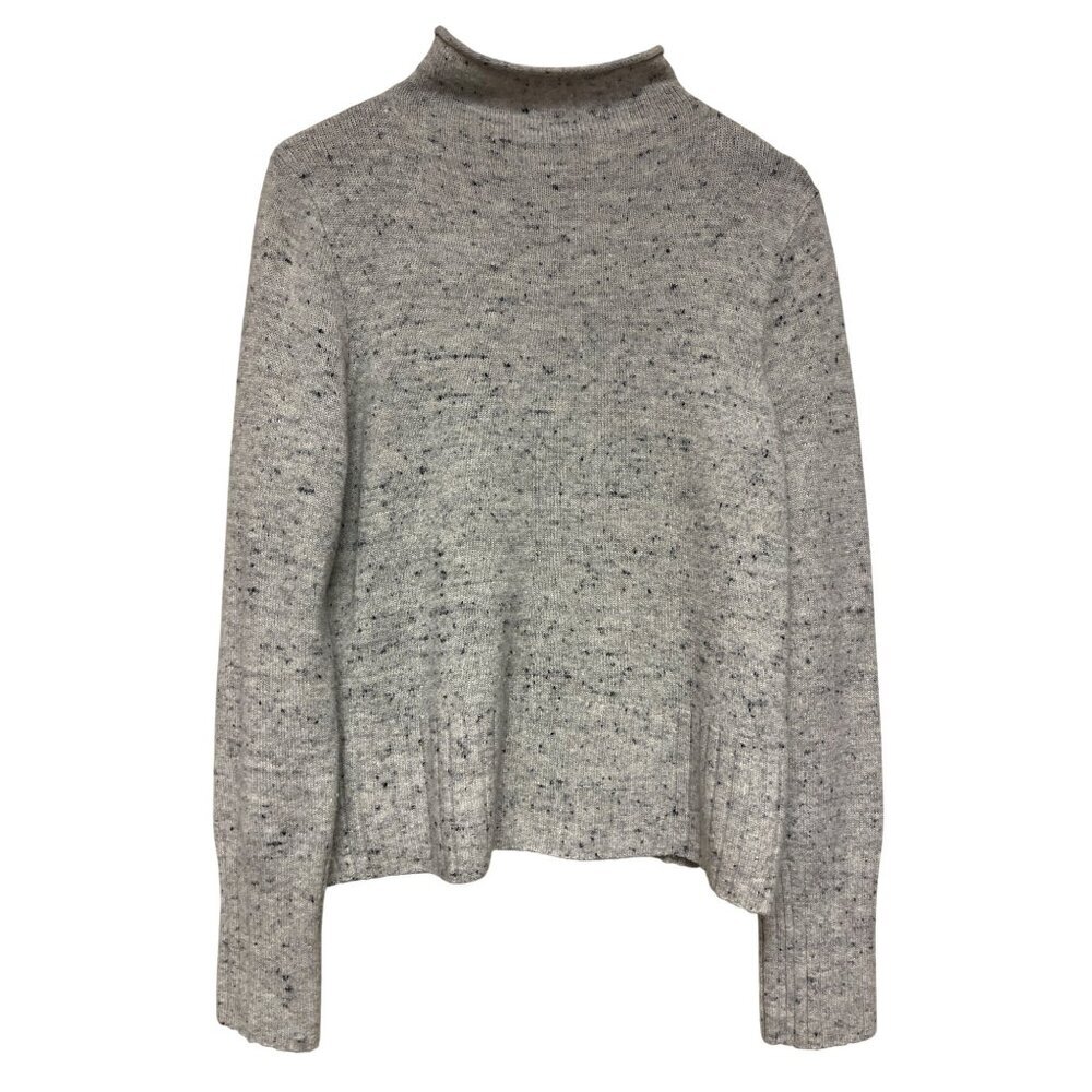 Madewell Women's Donegal Inland Turtleneck Sweater Coziest Yarn Size XXL Gray - Picture 2 of 12